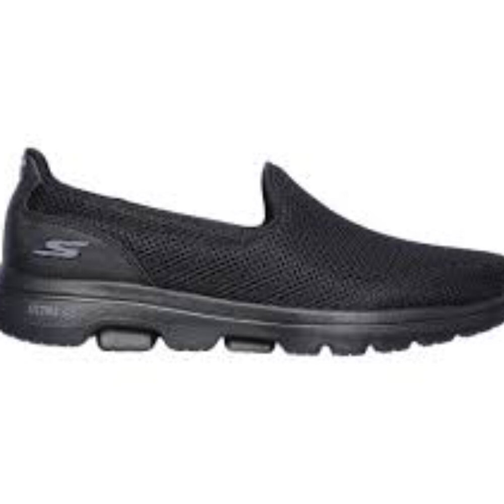 Skechers Women's‎ Black Go Walk 5 Mesh 15901W Casual Slip-On Shoes Size 8